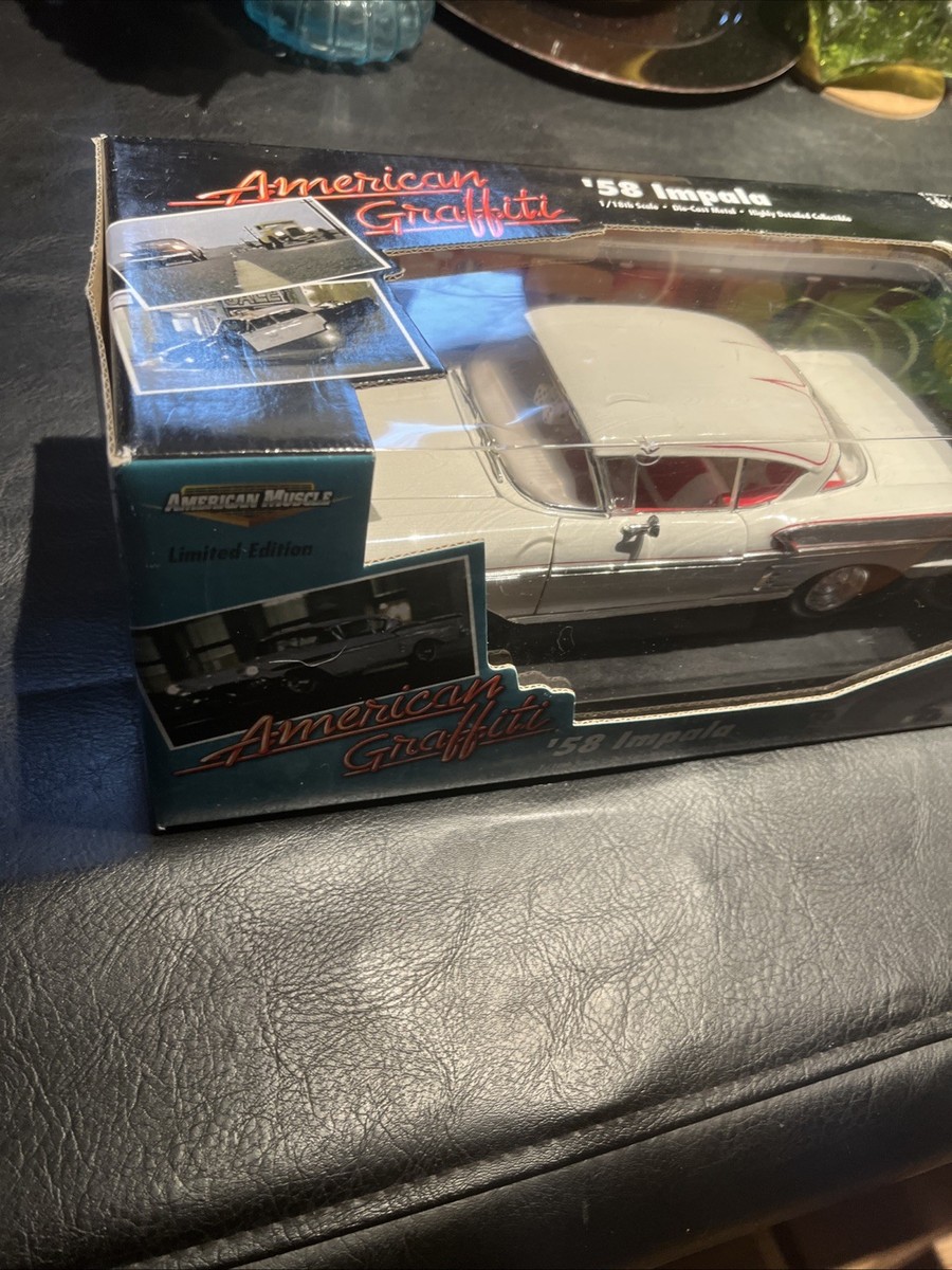 Ertl 1:18 1958 Chevrolet Impala American Graffiti Diecast Vehicle