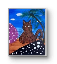 Original Art 11x14 Canvas Contemporary Art, Modern Home, Museum Decor