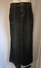Y2K Unionbay Dark Denim Maxi Skirt, Womens Size 9