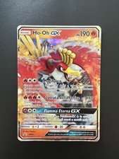 🫟Carta pokèmon HO-OH GX Promo SM57 Excellent ITA Full Art