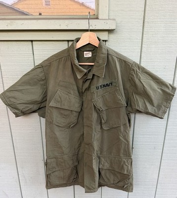 Vietnam War U.S. Short Sleeve Jungle Fatigue Jacket R/S DSA 1966
