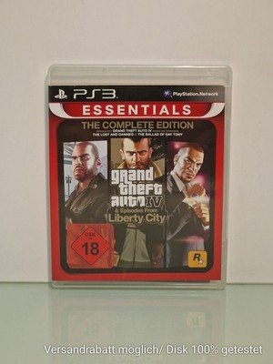 Grand Theft Auto IV 4 Complete Edition Zustand sehr gut CIB OVP PlayStation PS3 