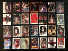 Allen Iverson 28 Card Lot No Duplicates Base Rare Insert Rookie Cards Sixers