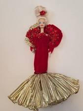 1995 Golden Anniversary Porcelain Barbie Doll   50th Anniversary Edition