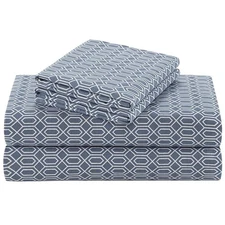 100% Cotton Sheets Queen, Breathable, Naturally Cool Cotton Sheets, Soft Cott...