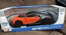 Madison Special Edition Bugatti Chiron Orange/Black 1/18 Sc Diecast #31712 NIB