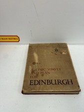 A Civic Survey and Plan for Edinburgh 1949 Abercrombie Plumstead Maps  Rare