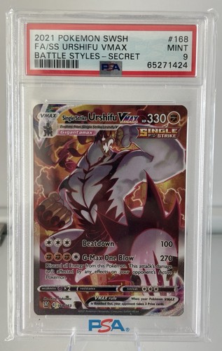 Single Strike Urshifu VMAX Alternate Art Secret 168/163