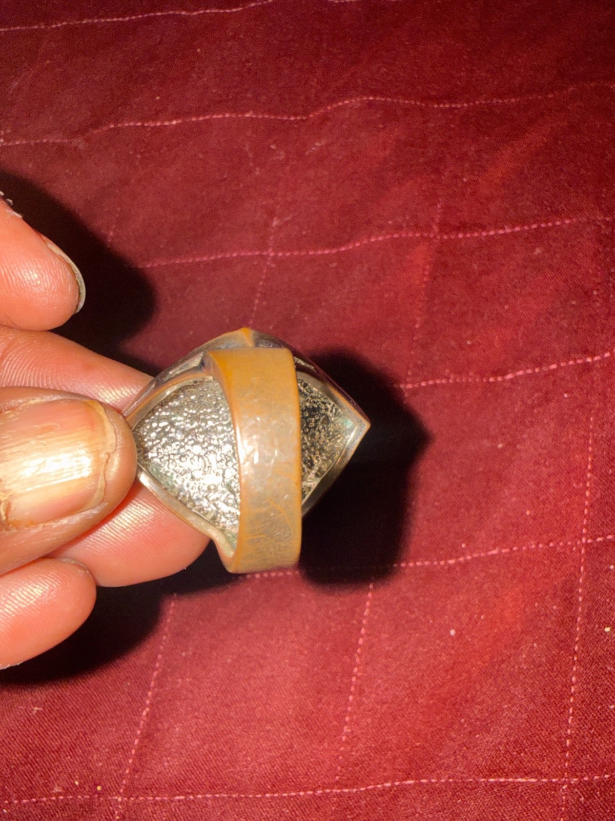 Statement Ring with Pavé Crystals - image 6