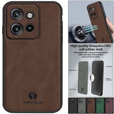 Shockproof Leather Case Cover For Motorola Moto Edge 70/60/50 G15 G35 G85 G67