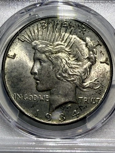 1934 PCGS  MS-63 Liberty Peace Dollar And A Beauty Of A Coin