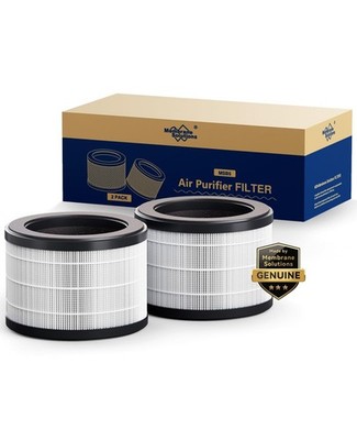 Membrane Solutions MSB5 Luftreiniger Filter Ersatz - 3-in-1 H13 2er Pack 