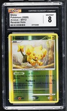 CGC 8 Shinx SH12 Arceus Reverse Holo Pokemon Card on eBay