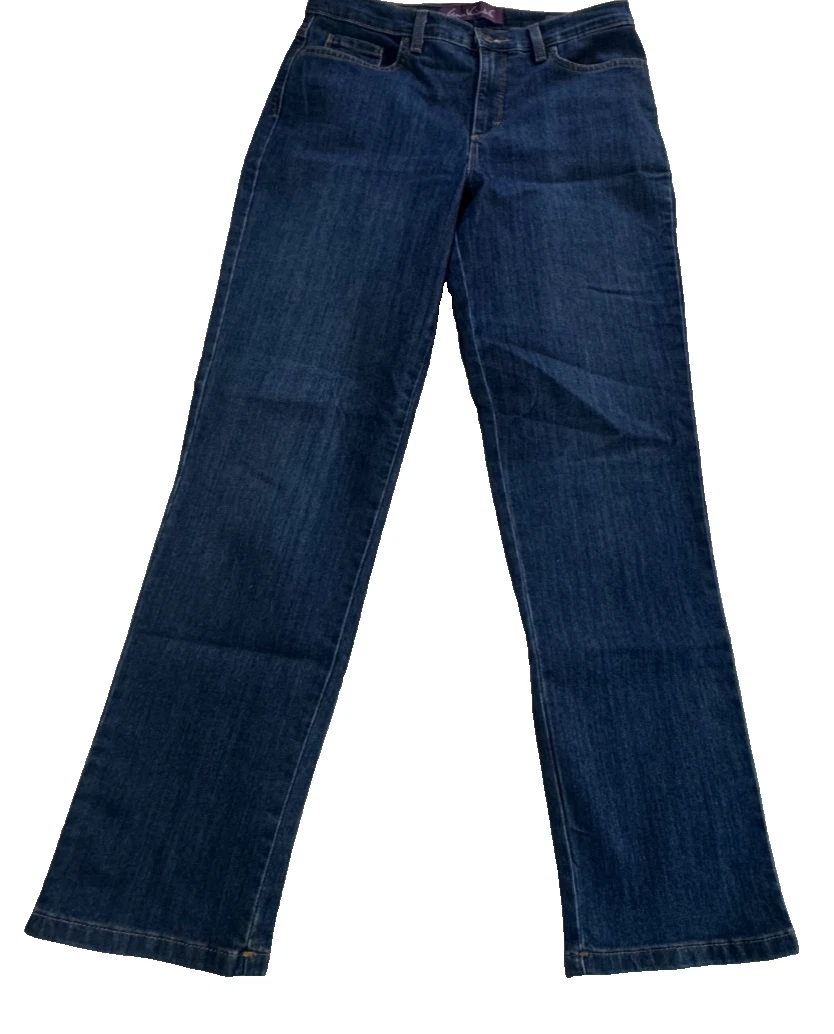 Jean Skinny Femme Gloria Vanderbilt - Taille 10 - Bleu Droit - Occasion Très Bon État