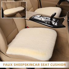 Fluffy Faux Sheepskin Car Seat Cover Front Rear Protector For Office Home Chair Fluffy Faux Sheepskin Car Seat Cover Front Rear Protector For Office Home Chair