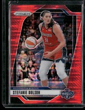2024 Panini Prizm WNBA #34 Stefanie Dolson Red Pulsar Prizms #/299
