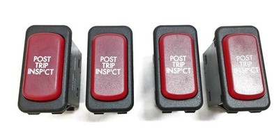 Thomas Built Buses Post Trip Inspection Switch TBB 104285 [Lot of 4] NOS