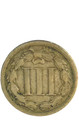 U S Cents, Three Cents Nickel 1865. F+.  Circulated. — photo 4