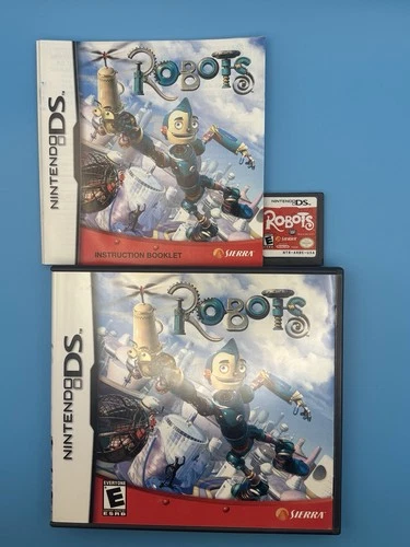 Robots (Nintendo DS, 2005)-Includes Game, Manual, and Case - TESTED AND WORKS!