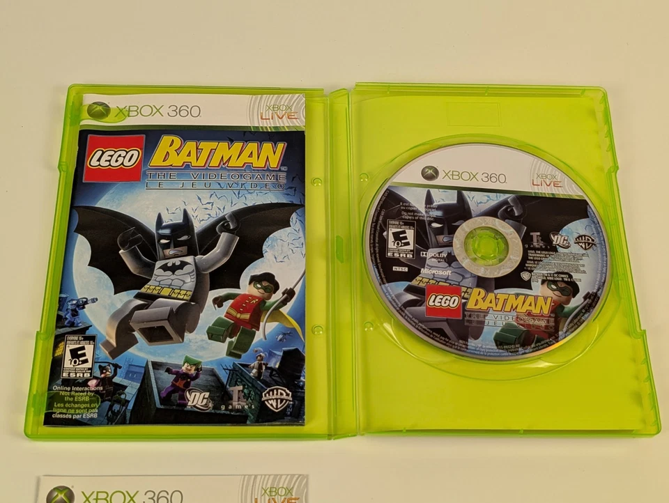 Lego Batman The Video Game & Pure Combo (Xbox 360)➡️CIB  - Tested - Nice📀! - Image 4 of 4