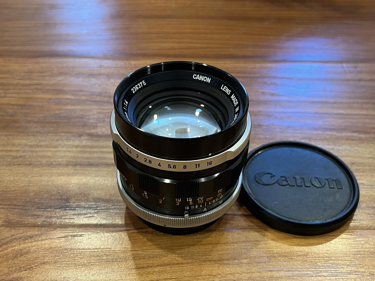 Canon FL f/1.4 Lenses 50mm Focal for sale | eBay