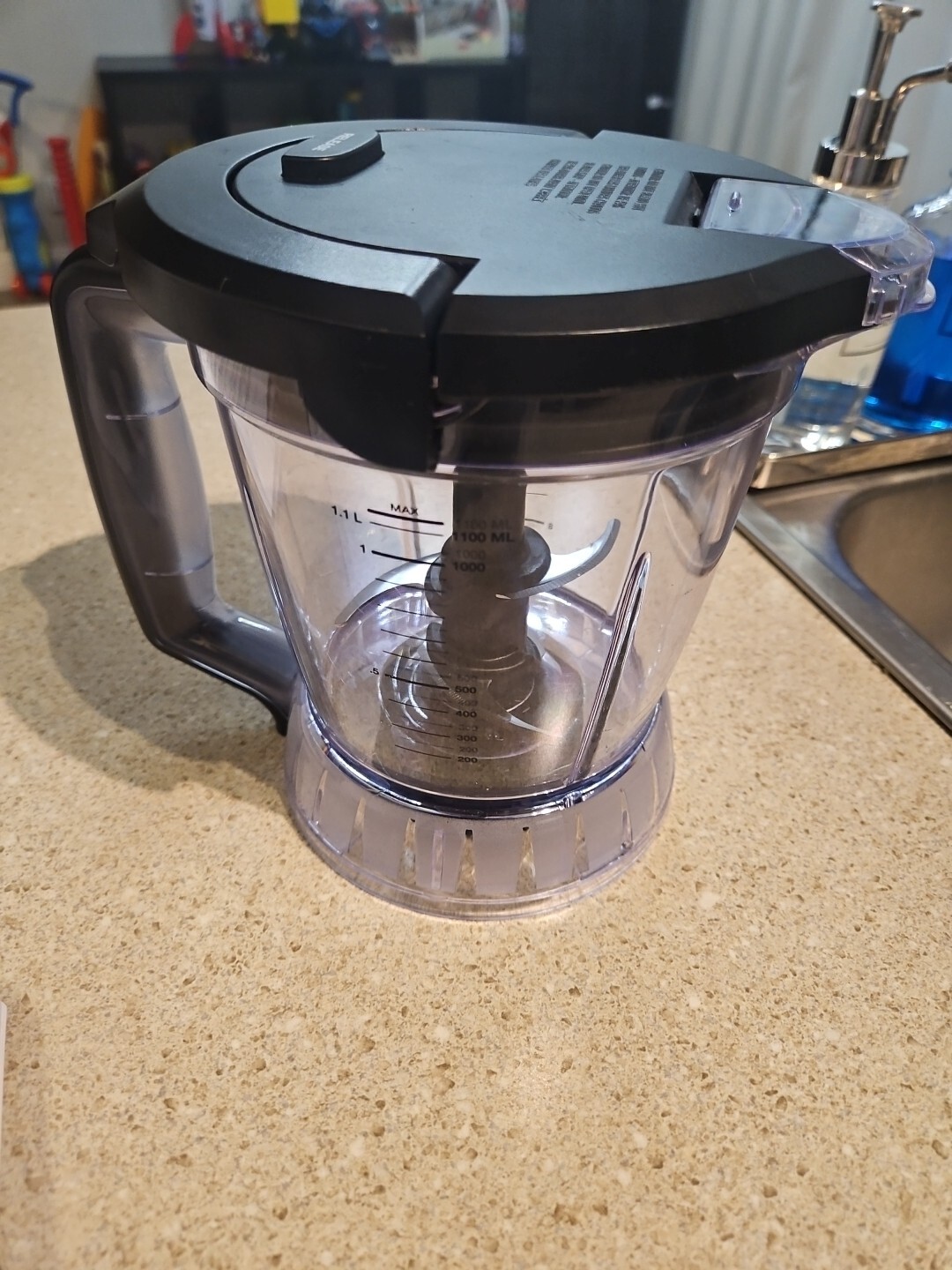 Ninja 40 oz Clear Blender Pitcher with Lid for BL490 BL491 BL492 BL493 BL494 Models-image