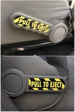Pull To Eject Decal Sticker Set For Jeep Wrangler Jk Jku Sahara Rubicon Se