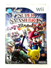 Super Smash Bros. Brawl Wii 2008 Case  Manual Only - No Game Disc