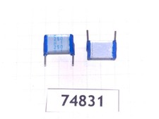 Siemens 100nF 250V 10% RM10 MKT Film Capacitor B32511 Silver Blue Cap Lot-5pcs