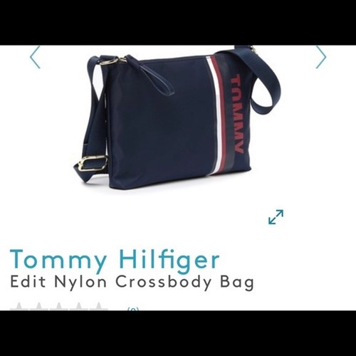 Tommie hilfiger nylon blue crossbody bag new - Picture 3 of 7