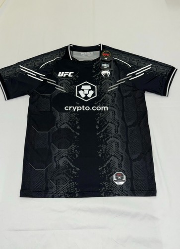 Offizielles UFC Venum Jersey Adrenaline Fight Night Herren T-Shirt schwarz/weiß/gold - Bild 7 von 16