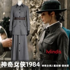 Wonder Woman 1984 Diana Prince Cosplay Costume Women Coat Suit Dress Skirt Shirt
