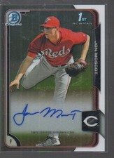 JON MOSCOT 2015 BOWMAN CHROME PROSPECTS AUTO CARD #BCAP-JMO
