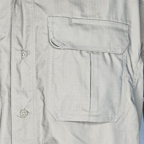 Blackhawk Mens Warrior Wear Button Front Shirt Mens L Beige Khaki Pockets Cargo - Picture 8 of 17