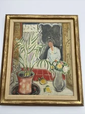 BEBE BARKAN PAINTING MODERNIST PORTRAIT STILL LIFE EXPRESSIONISM LISTED AMERICAN