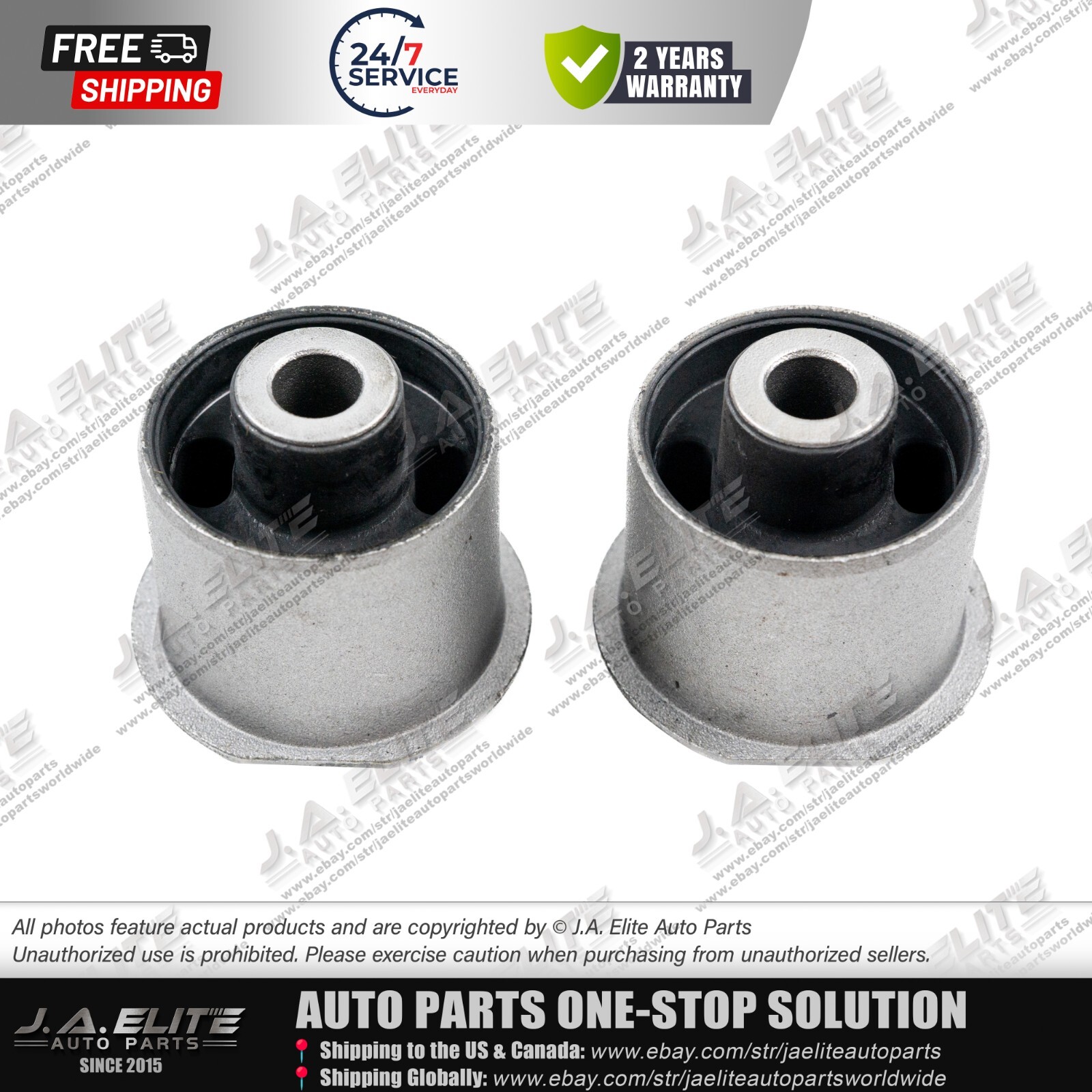 2pcs Front Upper Control Arm Bushing fit Maserati Levante, 670031994 670031995