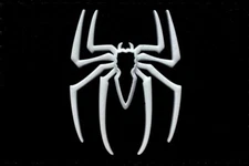 Venom Spider spiderman logo Tactical Hook Patch {3D-PVC Rubber-3.0 X 2.0 inch]