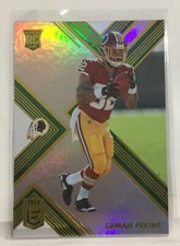 2017 PANINI DONRUSS ELITE SAMAJE PERINE ROOKIE GREEN RETAIL  #163 COMMANDERS MSK