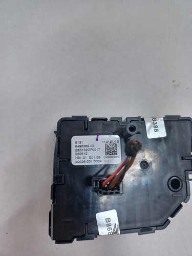 2022 BMW X5 G05 X6 G06 G07 SELF LEVELING SUSPENSION SWITCH 9495369 - Picture 3 of 3