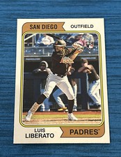 2023 Topps Heritage - #168 Luis Liberato (RC) San Diego Padres