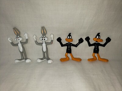 1991 Lot of McDonald's Happy Meal Super Looney Tunes Bugs Bunny Daffy  Duck