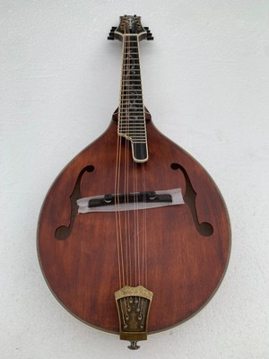 Hand Carved A Style Mandolin, Solid Spruce Top Solid Curly Maple Body