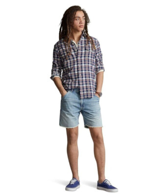 $148 Polo Ralph Lauren Men's, Classic Fit Madras Plaid Shirt