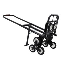 Portable Stair Climbing Truck Folding Cart Shopping Hand Truck 2 Backup Wheels
