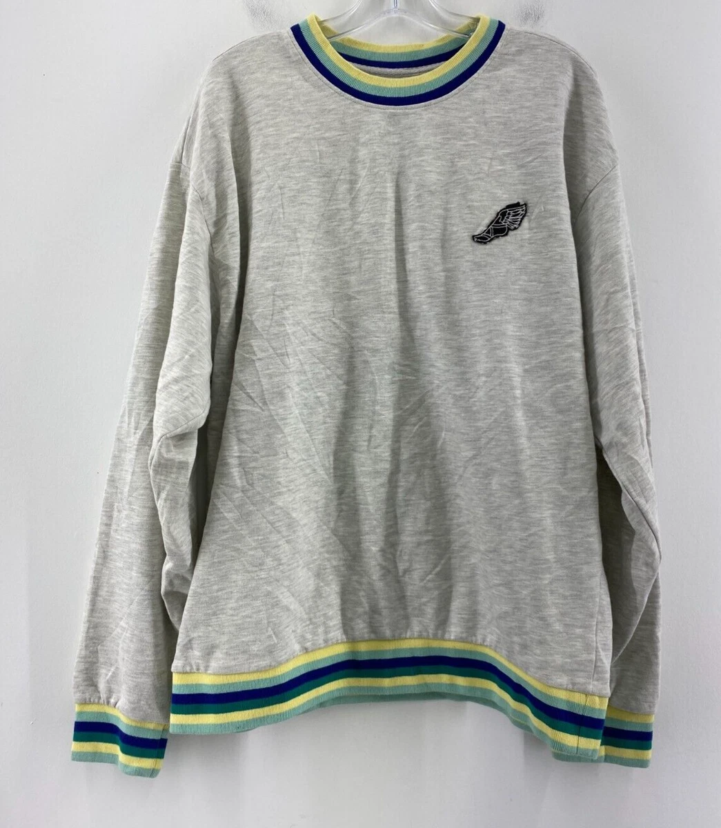 Tipped logo top crew sweatshirt