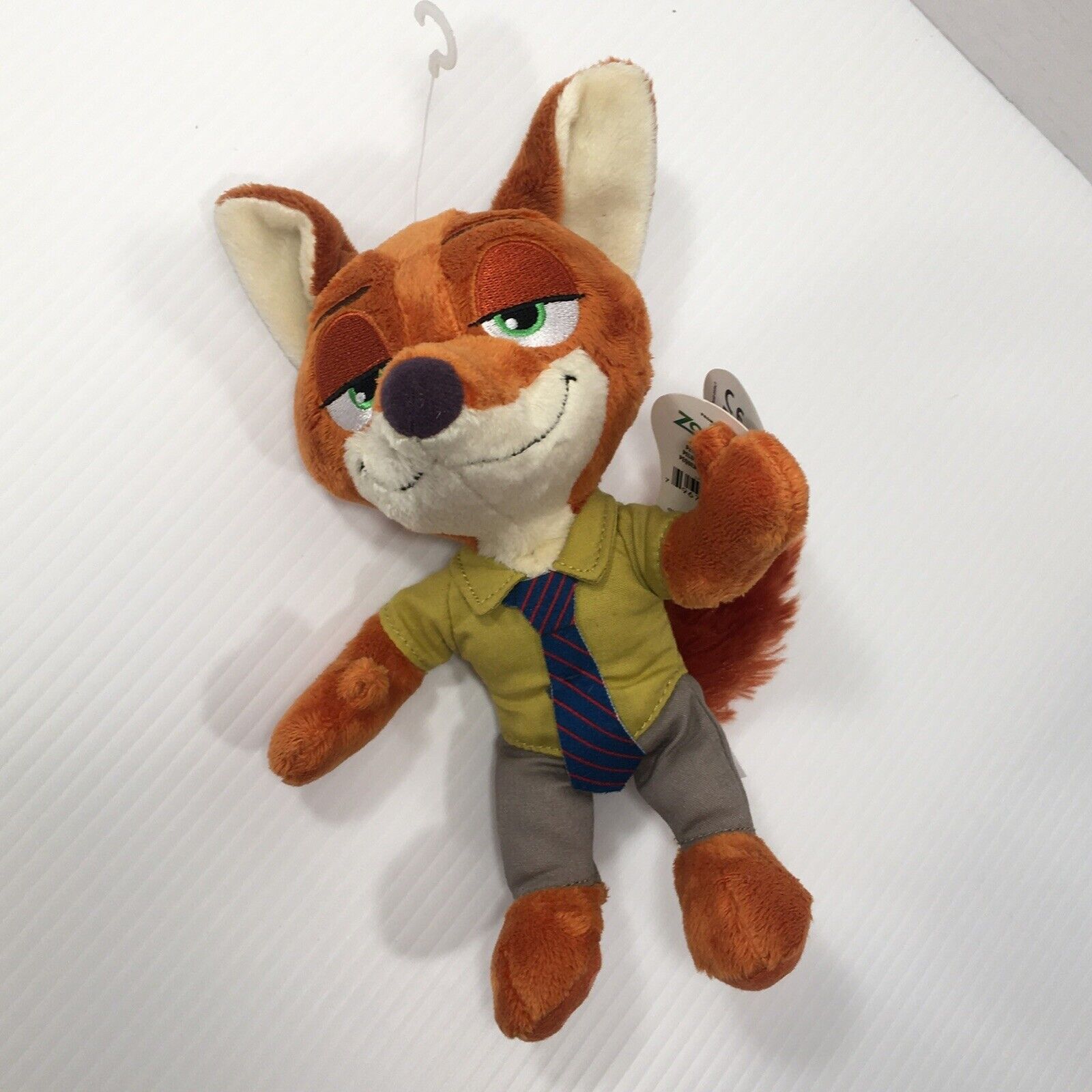 Zootopia 2 Piece Plush Lot Nick Wilde Fox & Mr. Otterton Otter Tomy Disney  Nice!