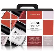 CND Creative Nail Design Gel Polish Shellac CHIC STARTER Trial Pack NEW