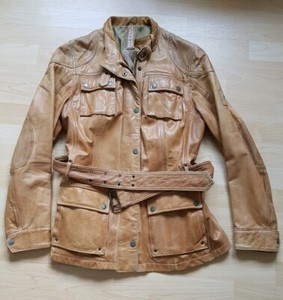 Mauritius Damen Echt Leder Jacke Gr 42 Braun Camel Cognac Sehr Weiches Leder Ebay