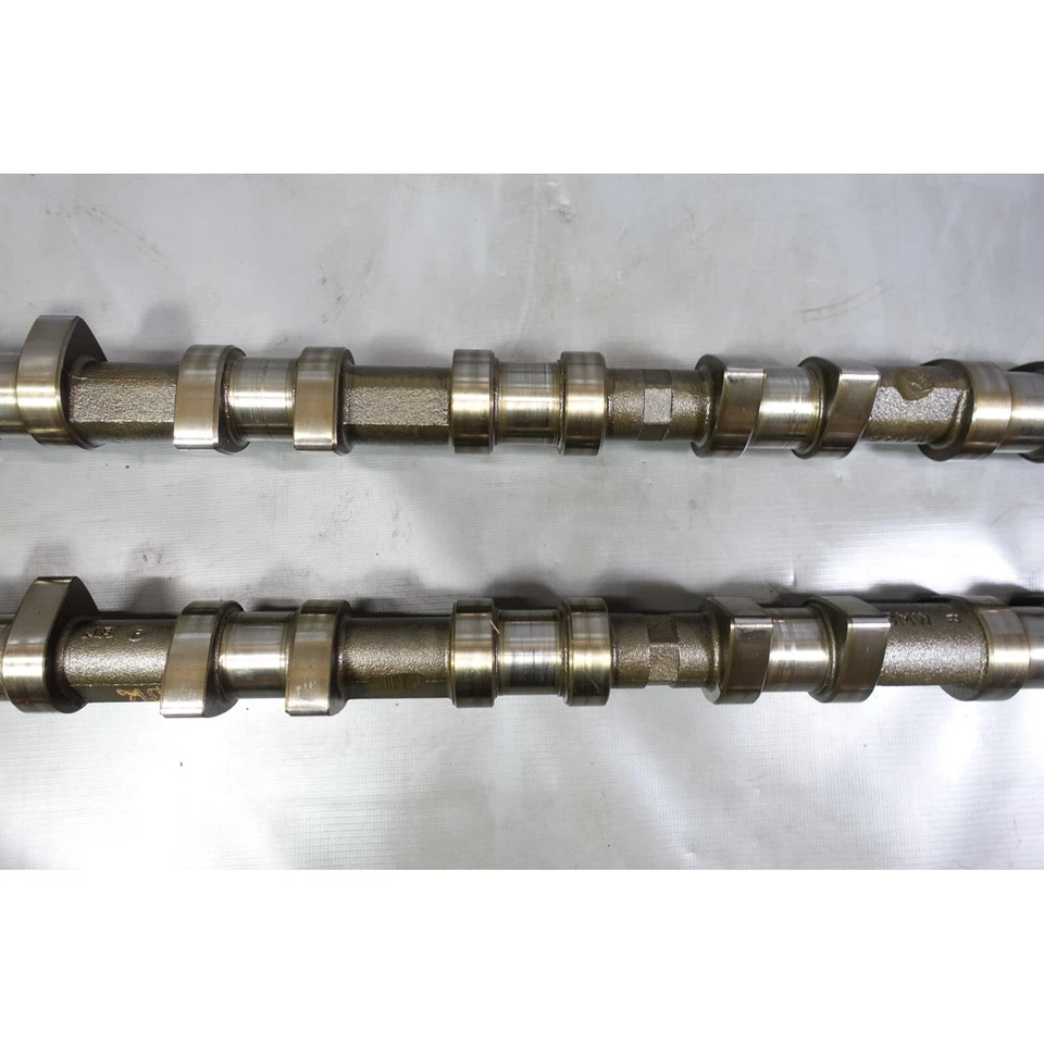 Par de árboles de levas de escape de admisión de 6 cilindros 99-06 BMW M52TU M54 2,5 L 2,8 L 138 k OEM Foto 3 de 4
