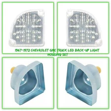 United Pacific LED Back-Up Light & Housing Set 1967-1972 Chevrolet/GMC Truck 